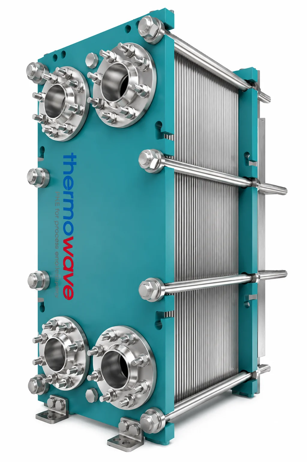 Thermowave compatible heat exchanger plates and gaskets